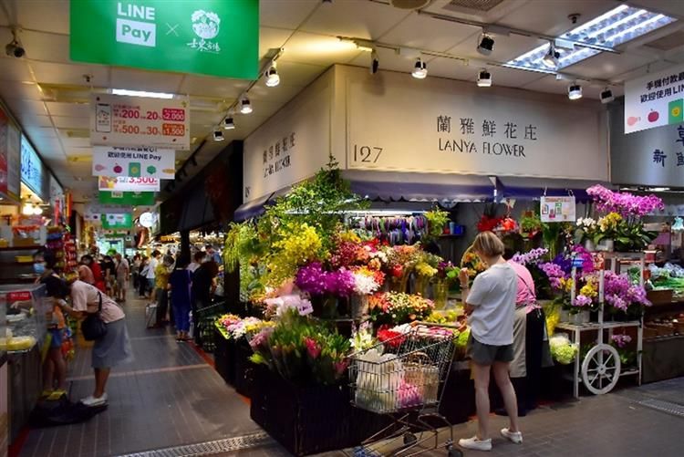 獲五星金賞的臺北士東市場，環境整潔明亮。